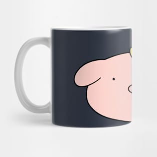 Crescent Moon Pig Face Mug